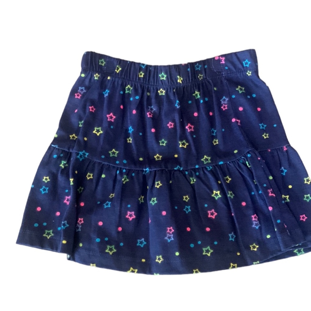 Sweet Butterfly skater skirt size 5-6 girls blue stars pink